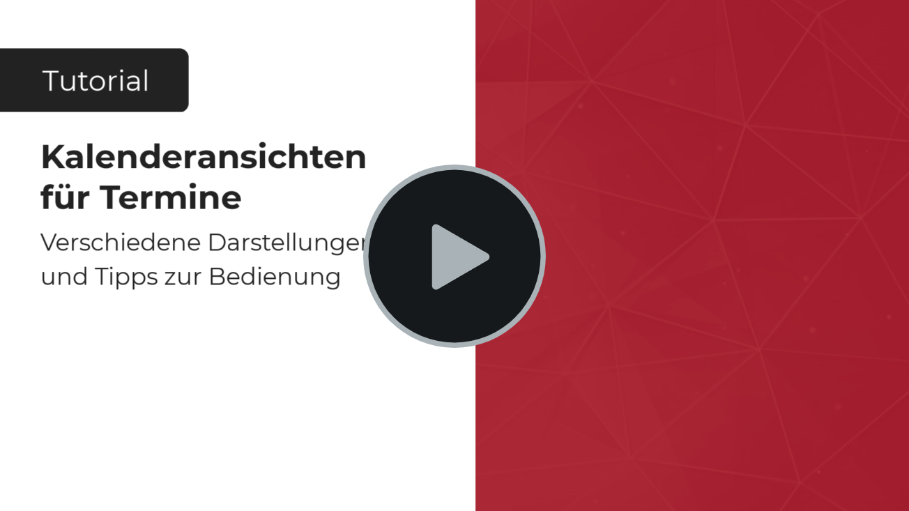 Termine Kalenderansichten Video