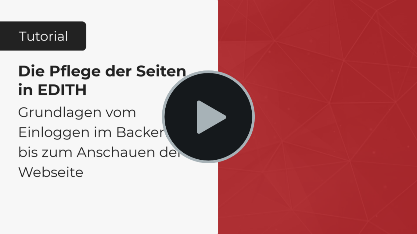 Pflege EDITH Seiten Video
