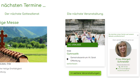 Popup unten rechts